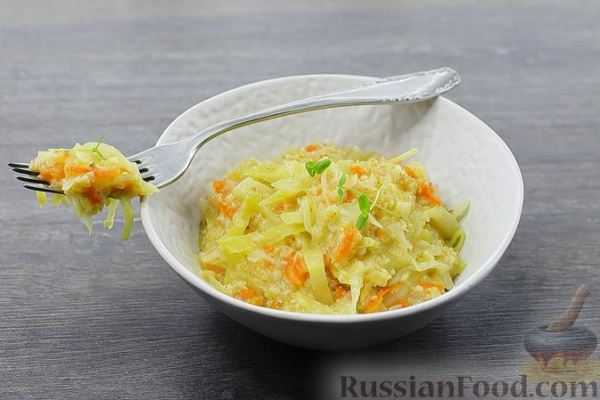 Пшеничная каша с капустой